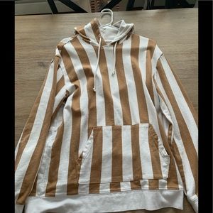 Men’s Pac Sun Stripped Hoodie | Size Large